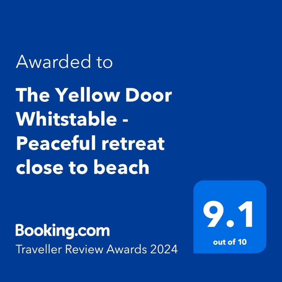 The Yellow Door Whitstable - Peaceful Retreat Close To Beach Bagian luar foto